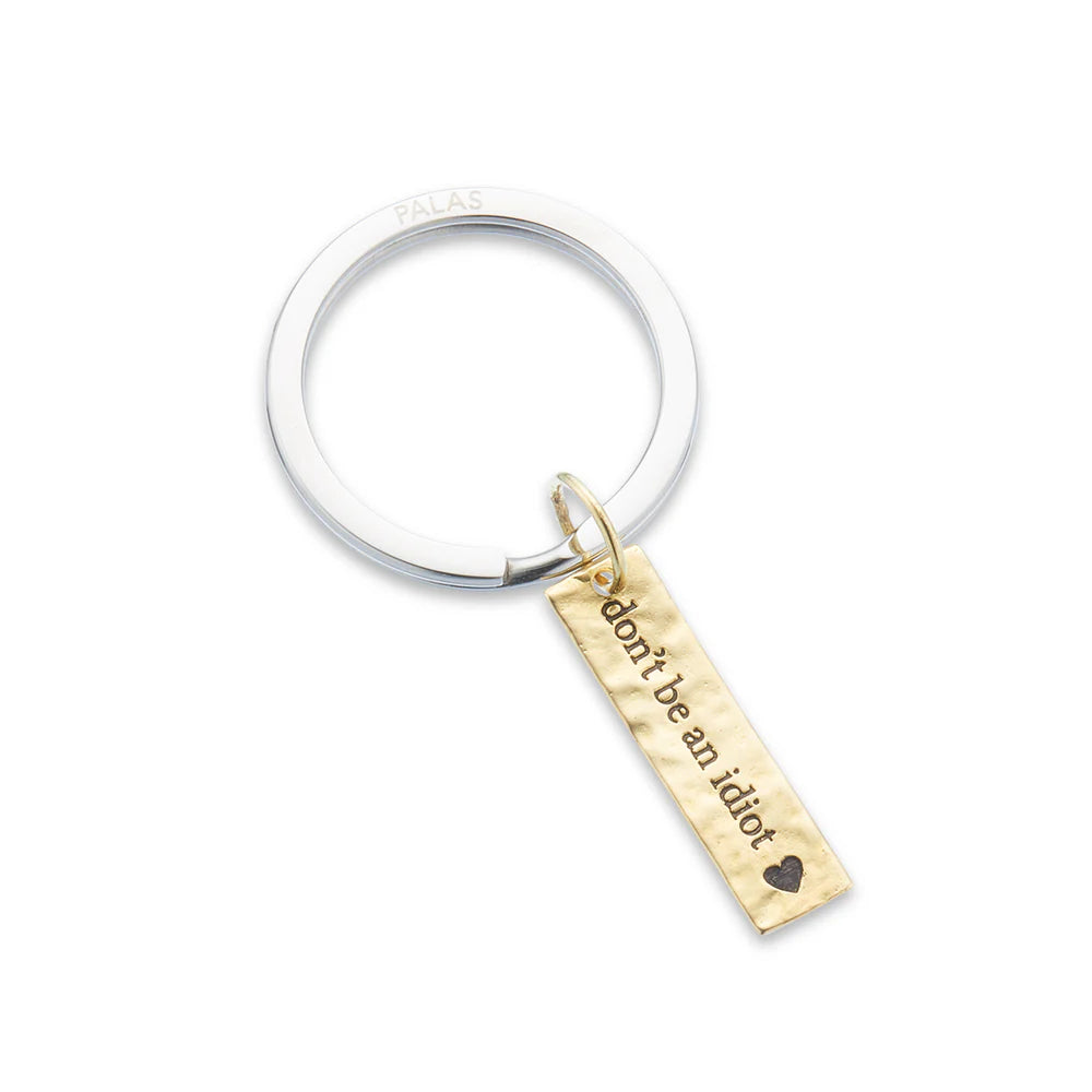 Palas Don't Be An Idiot Charm Keyring
