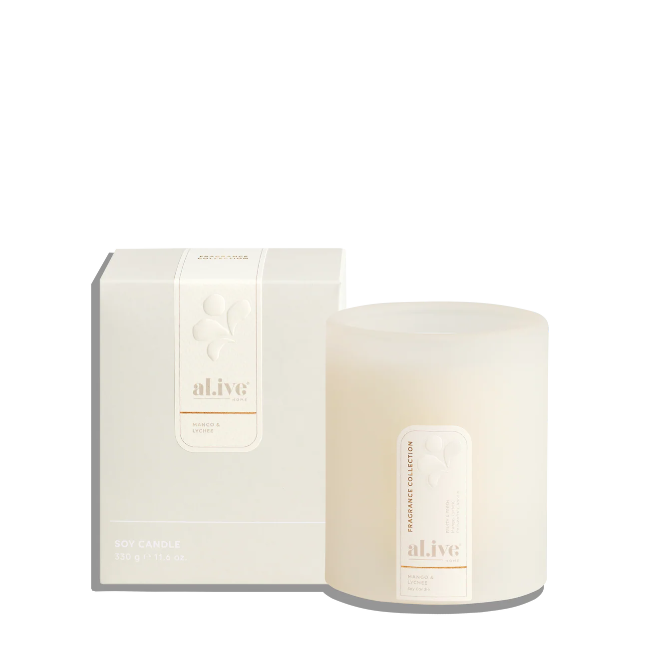Al.ive Soy Candle - Mango & Lychee