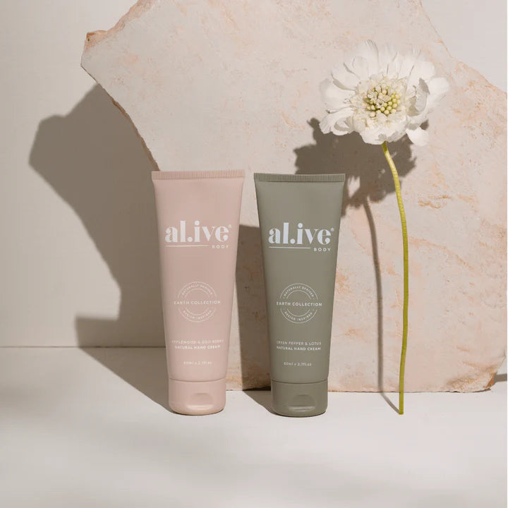 Al.ive Body - The Retreat hand care duet - applewood & goji berry + green pepper & lotus