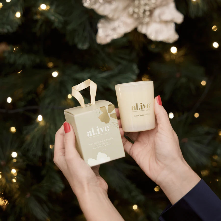 Al.ive Body - Golden Wattle & Citrus Candle Bauble *Limited Edition*