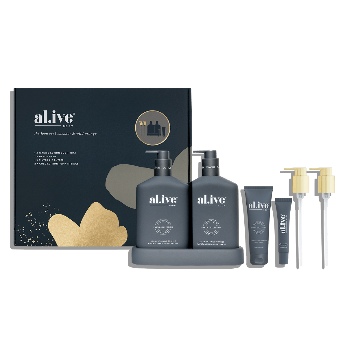 Al.ive Body - Coconut & Wild Orange Icon Set *Limited Edition*