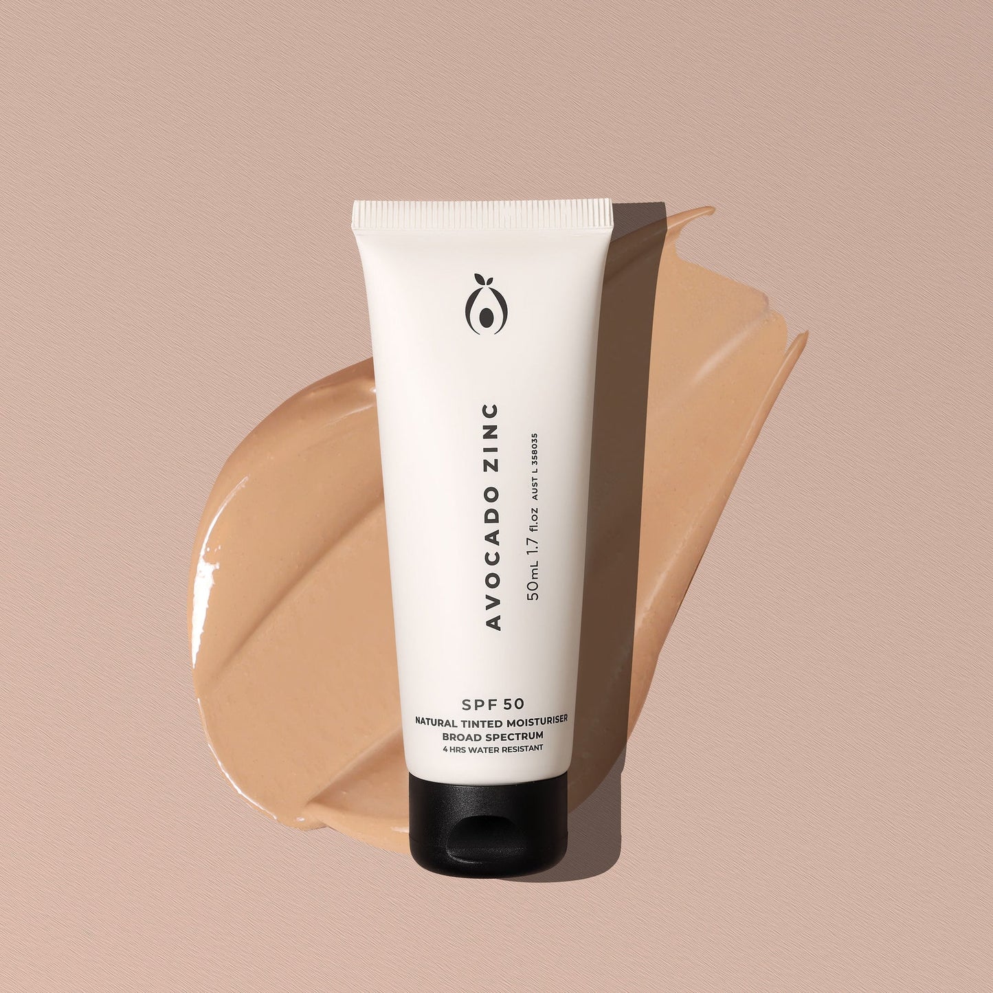 Avocado Zinc - Tinted Moisturiser SPF50 (3 Shades)