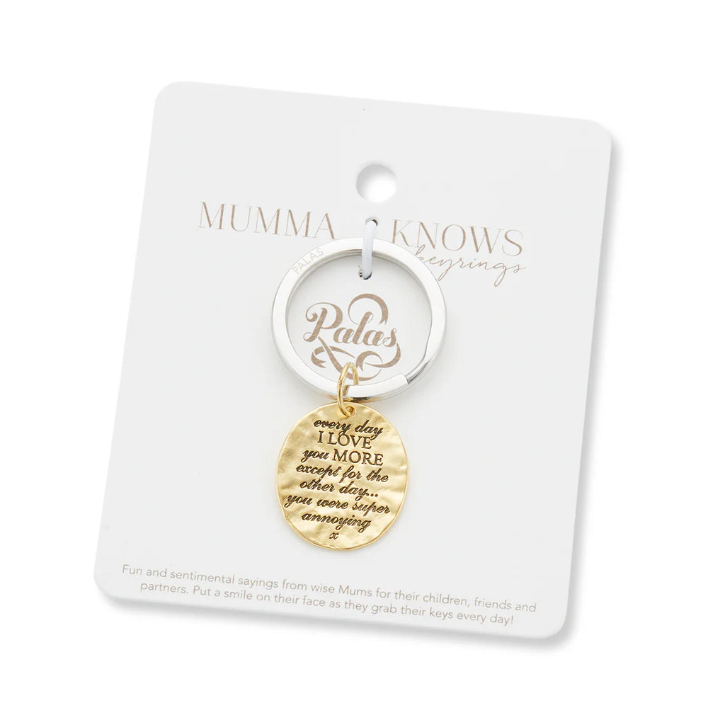 Palas Love Your More Charm Keyring