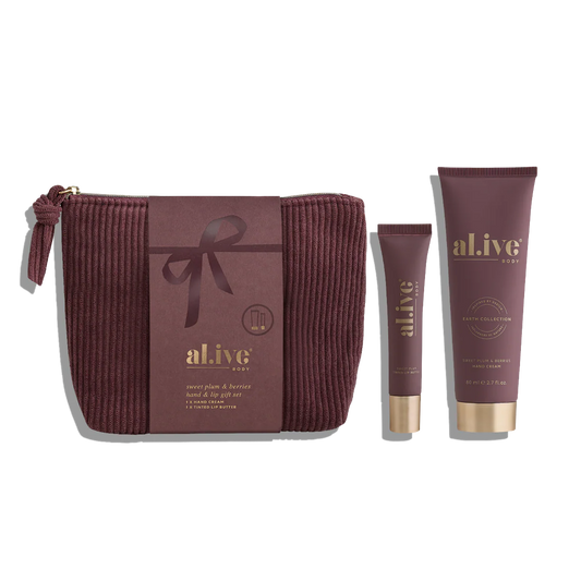 Al.ive Hand & Lip Gift Set - Sweet Plum & Berries