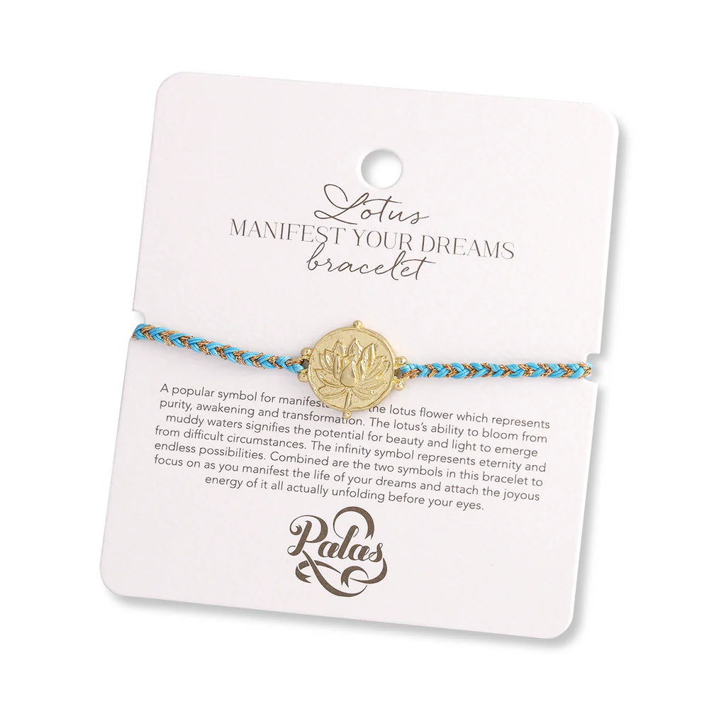 Palas Lotus 'manifest your dreams' bracelet