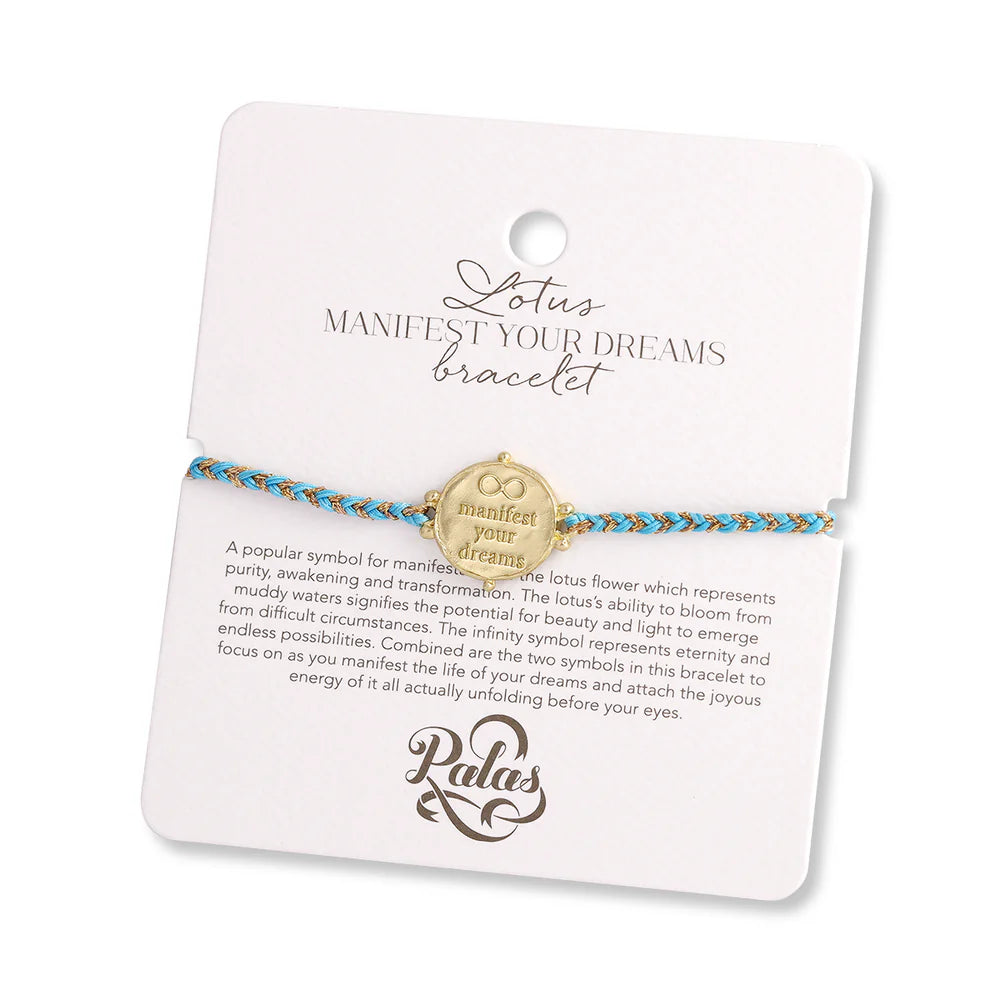 Palas Lotus 'manifest your dreams' bracelet