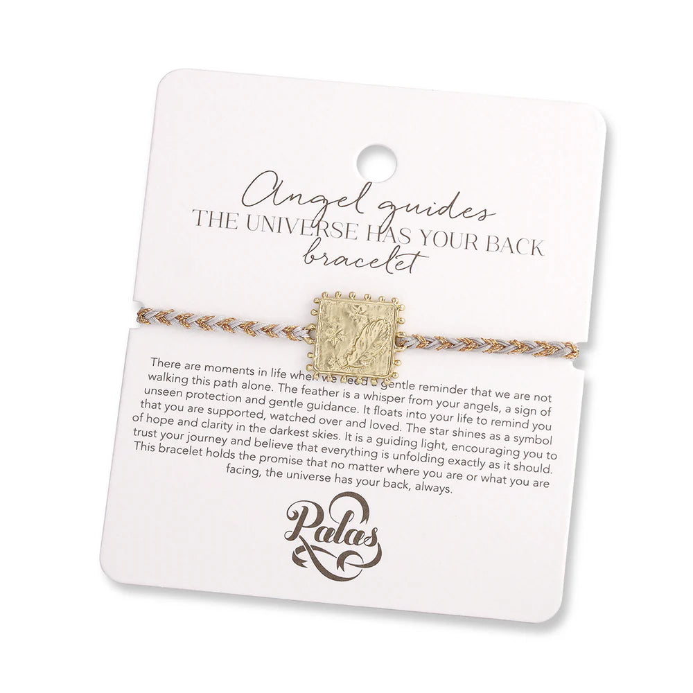 Palas Angel guides 'the universe has your back' bracelet