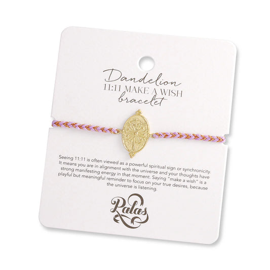 Palas Dandelion ‘11:11 make a wish’ bracelet