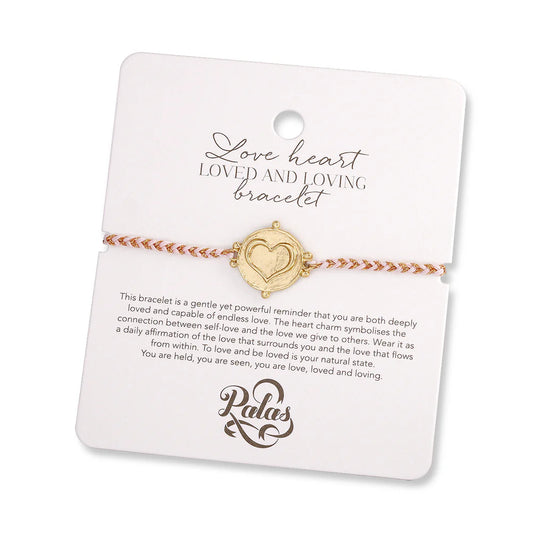 Palas Love heart ‘loved and loving’ bracelet