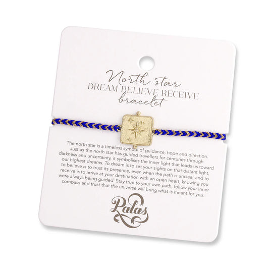 Palas North star 'dream believe receive' bracelet