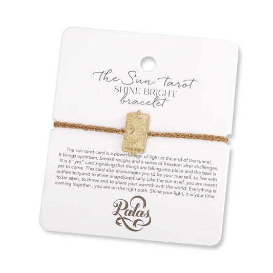 Palas The Sun tarot 'shine bright' bracelet