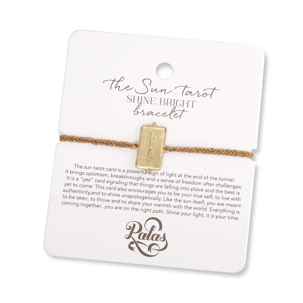 Palas The Sun tarot 'shine bright' bracelet