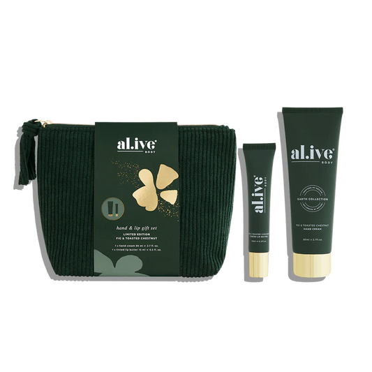 Al.ive Body - Fig & Toasted Chestnut Hand & Lip Gift Set *Limited Edition*