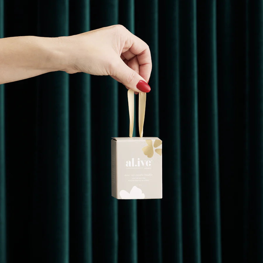 Al.ive Body - Golden Wattle & Citrus Candle Bauble *Limited Edition*