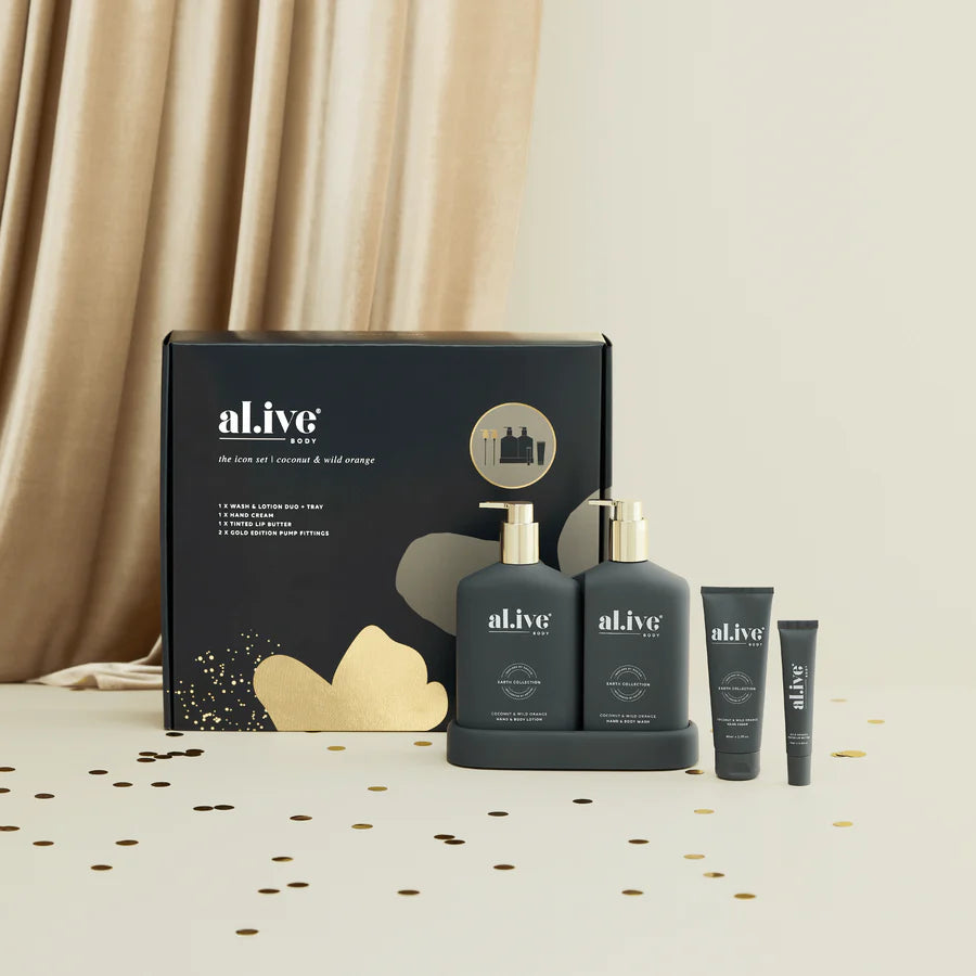 Al.ive Body - Coconut & Wild Orange Icon Set *Limited Edition*